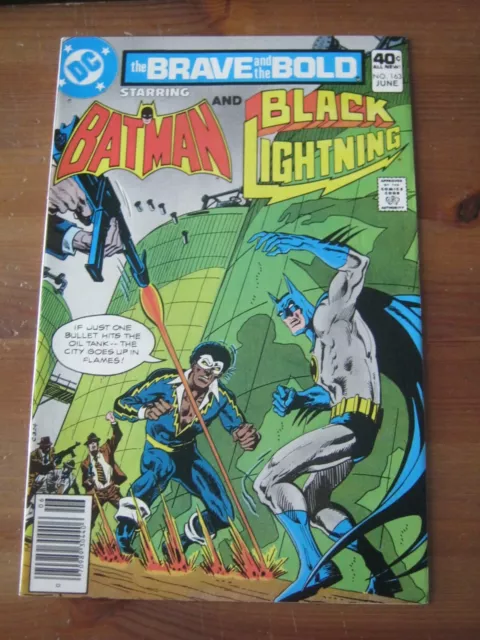 Brave and the Bold #163 DC Jun 1980 Batman & Black Lightning Jim Aparo art ZCO4