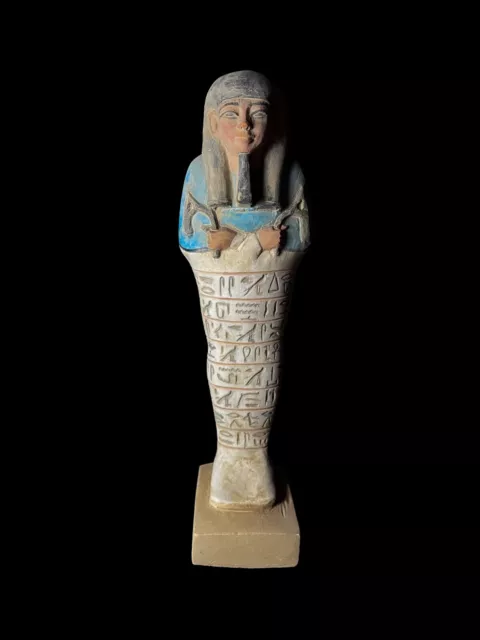 BEAUTIFUL ANCIENT EGYPTIAN  USHABTI SHABTI - 664 - 332bc (84)