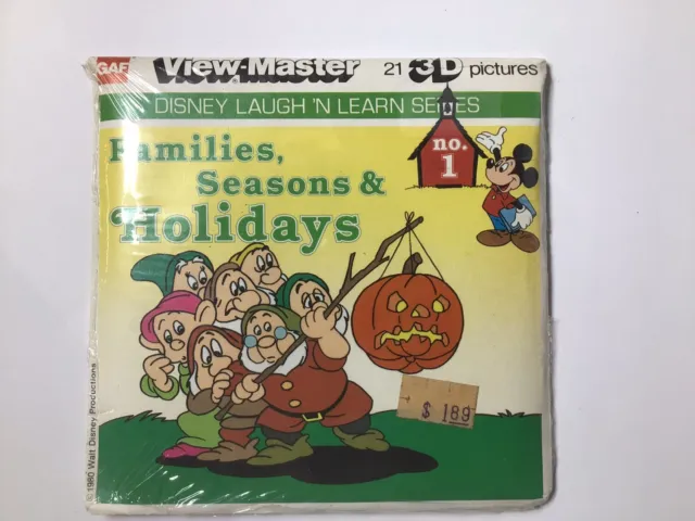View-Master K6, Disney Laugh 'N Learn, Families, Seasons & Holidays Sealed