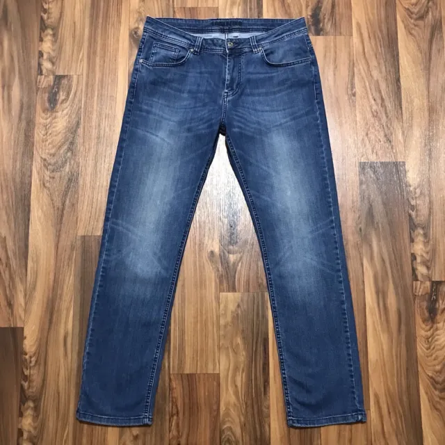 Jeans denim Lagerfeld slim fit blu stretch W36 L31 da uomo.