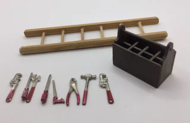 Dolls House Toolbox And Ladder
