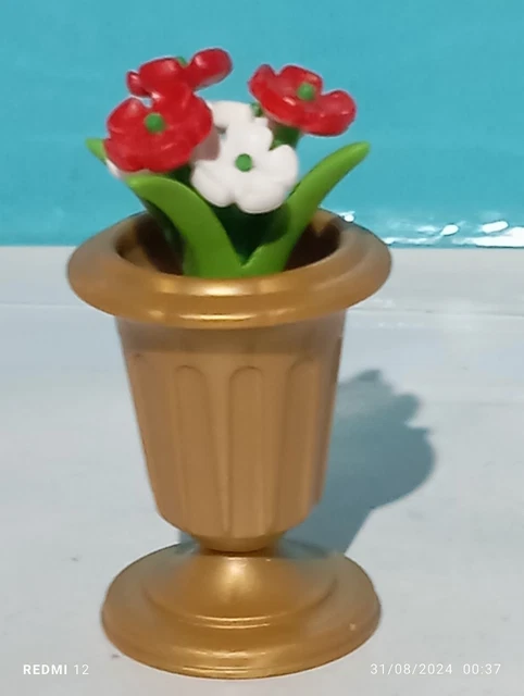 Lot De Pots Playmobil - Pots Fleurs, Vases, Végétation - Thème Jardinier