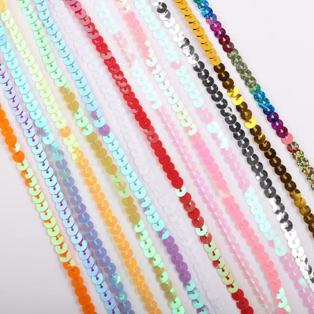 Elegant PET Material Sequins Ribbon for Decoration and Curtain Accessories