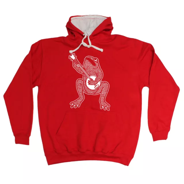 Frog Banjo HOODIE Toad Fashion String Instrument Cute hoody birthday funny gift