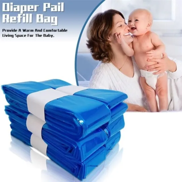 Durable Nappy Bin Refills Thickened Baby Diaper Garbage Bags