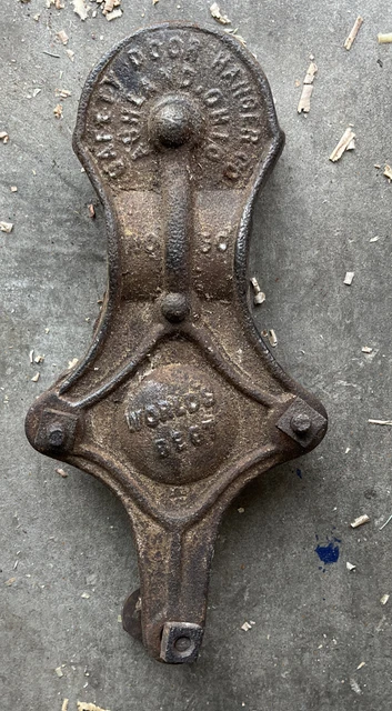 Antique Barn Door Roller Safety Door  HANGER Co #50 Ashland Ohio