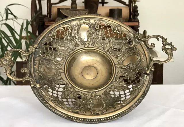 Antigua bandeja WMFM WMF accesorio de mesa antiguo Art Nouveau Versilbert Art Nouveau ~ 1900