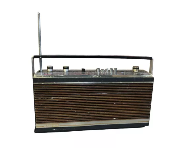 Vintage / Retro ITT KB Golf  Preset 3 Band Transistor Radio FM / MW / LW Working