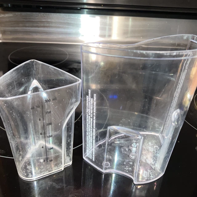 BLACK DECKER JUICER JE2200B 2 Clear Plastic Pulp Containers Replacement