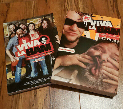 /3166 Viva La Bam Complete Seasons 1 2 & 3 DVD Lot (Margera, Jackass) Rare OOP