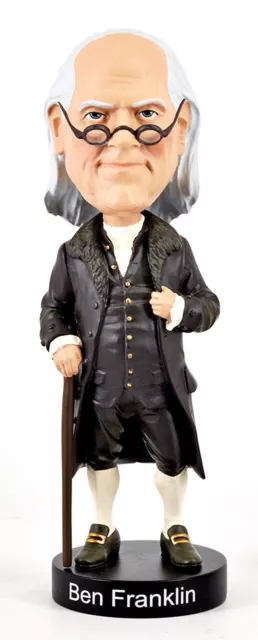 Royal Bobbles Founding Väter Benjamin Franklin Wackelkopf Figur 11419
