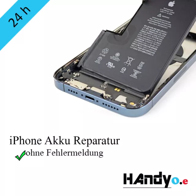 24h Reparatur iPhone Akku tausch Akkutausch Batterie X Xr 11 Xs Max 12 13 14 Pro