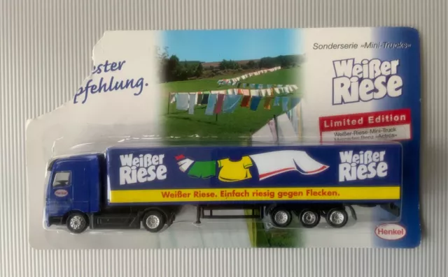 Werbetruck Truck Weißer Riese Limited Edition OVP TOPP!!!
