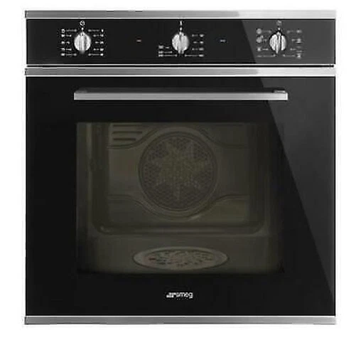 SMEG SF64M3DN Four Attisé La Vapeur 60 CM Noir 9 Fonctions Classe A