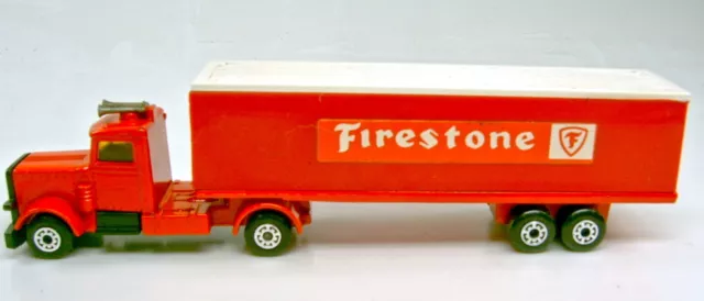 Matchbox Superfast Two-Pack 24A Peterbilt Box Truck "Firestone"