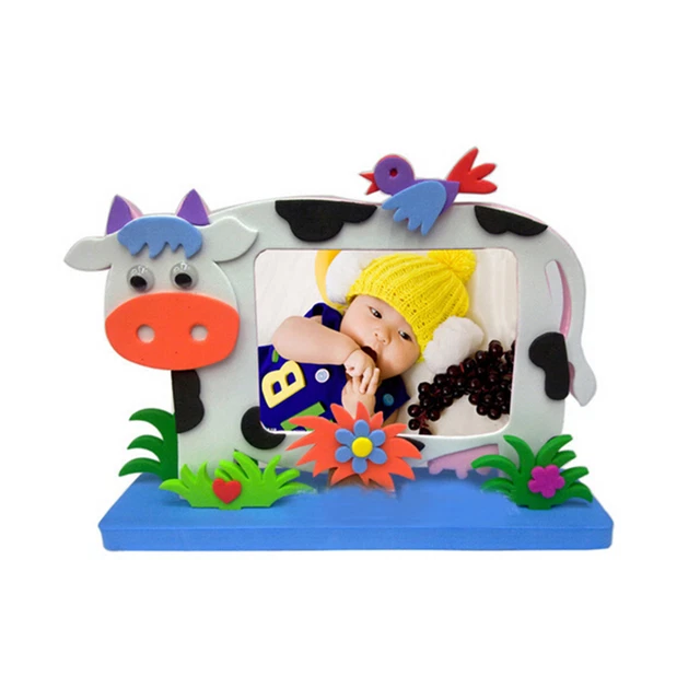 DIY EVA foam stickers cartoon photo frame decoration children's handicraft LN