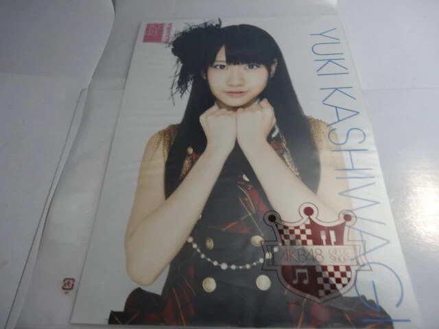 AKB48 Cafe   Shop Raw Photo Poster Namba Vol.5 Yuki Kashiwagi