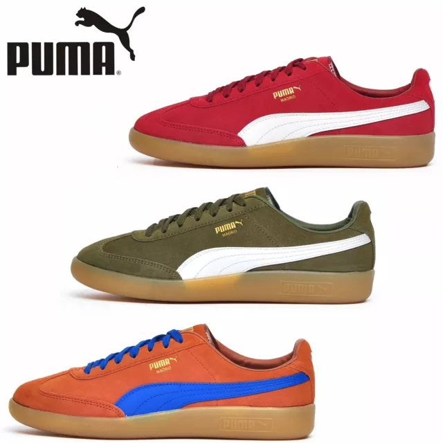 SALE PUMA Heritage Madrid Mens Suede Leather Classic Retro