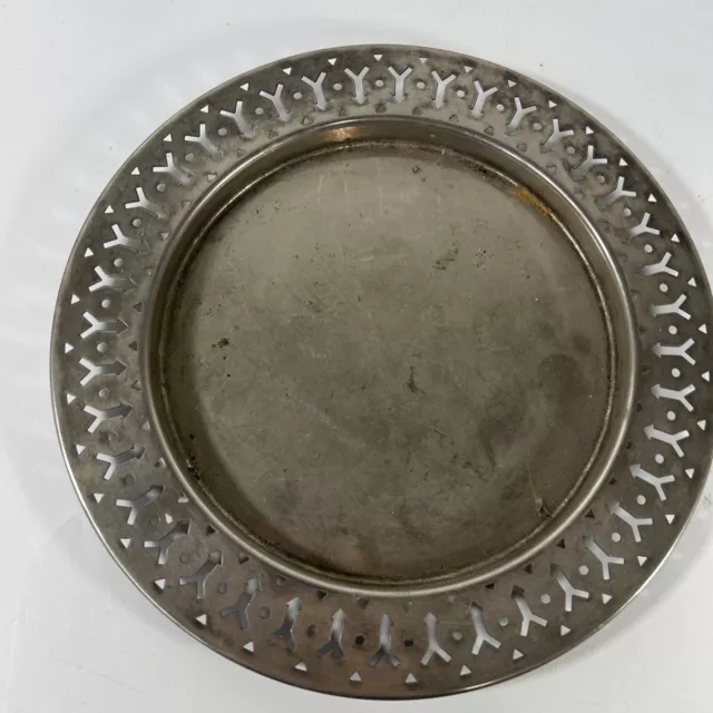 Elements Lovely Silverplate Round Tray