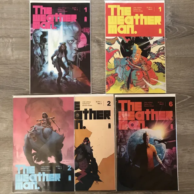 The Weather Man Issue Vol 2 #1 1 2 2 6 Image Comics Lot of 5- Variants -2019 LB9