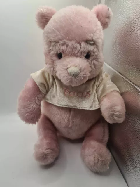 Disney Store Exclusive - Pink Sparkle Winnie The Pooh Plush 12 Inch