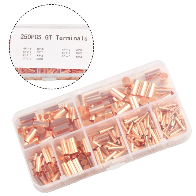 VERSATILE COPPER TUBE Connection Kit 250PCS Non Insulated Butt