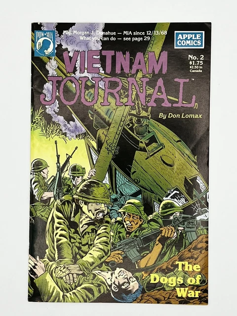 Vietnam Journal 2 Don Lomax Nam Dogs of War First Print 1987 Apple 1st NM
