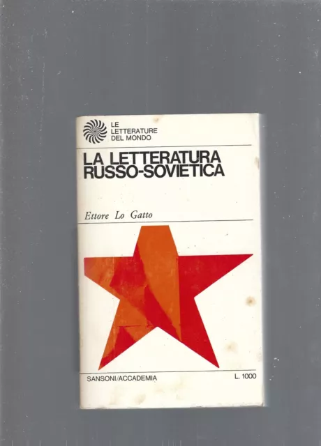 La Letteratura Russo Sovietica