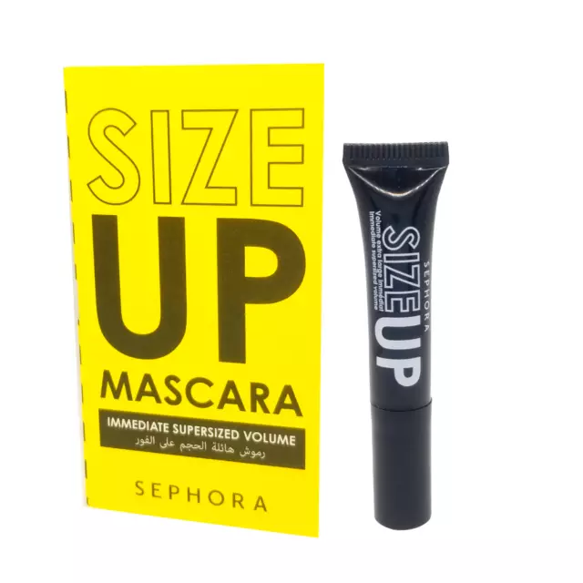 Sephora Size Up Mascara in Black Immediate Supersized Volume 1.5g Travel Size