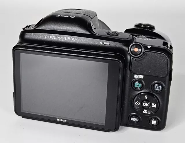 Nikon Coolpix L830 Digitalkamera [16 Megapixel, 34-Fach Opt. Zoom] Neuwertig 2