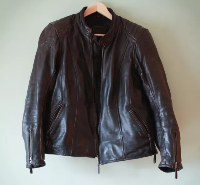 Ladies motorcycle jacket leather size 46