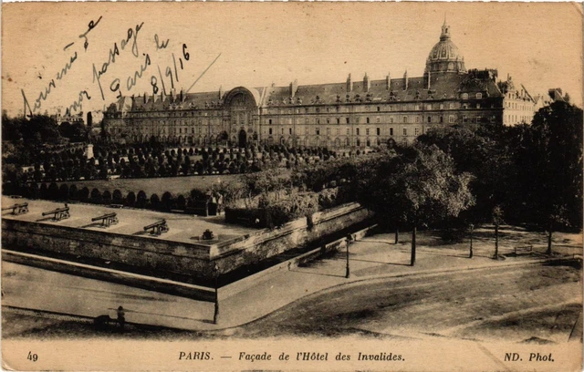 CPA PARIS 7e-Facade de l'Hotel des Invalides (327653)