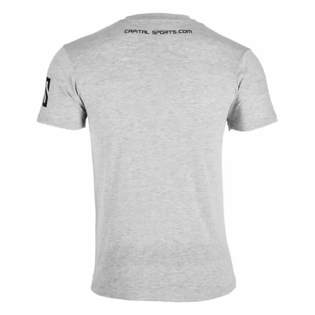 Capital Sports X Large Fitness Tee Training T-Shirt For Men Size Xl Grey Shirt 3