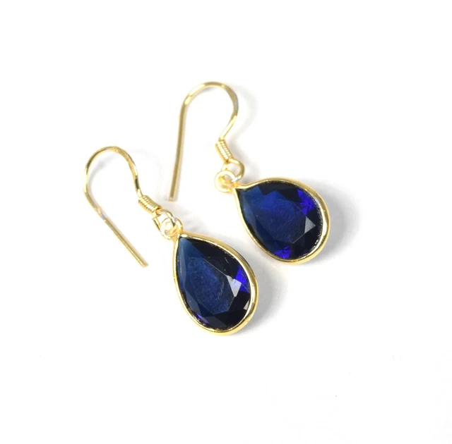Origin Jewelry - Double Circle Overlay Earrings: Silver Green