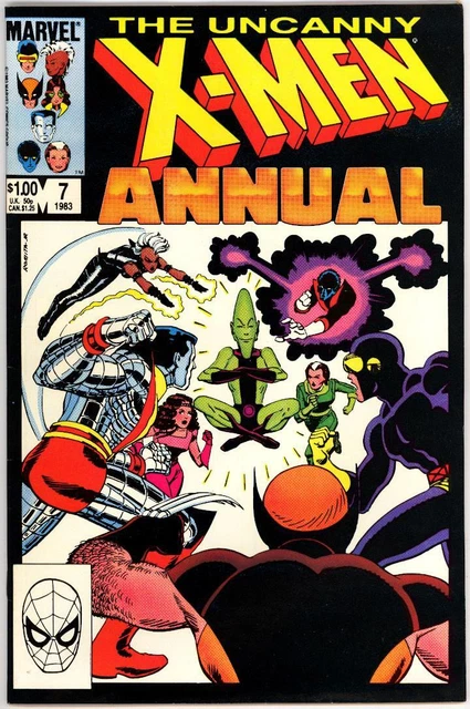 X-Men Annual 7 Vf/Nm 9.0 High Grade Wolverine Impossible Man Marvel Bronze Bin