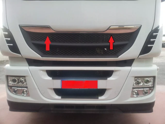 Protezioni Specchietti Retrovisori Iveco Stralis Hi-Way - Acciaio Inox, Set 4 Pezzi - Foto 2