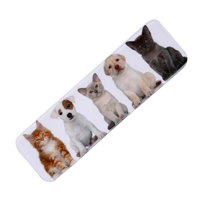 5pcs Non-slip Stair Carpet Treads Washable Stair Tread Mat with Adhesive Tape
