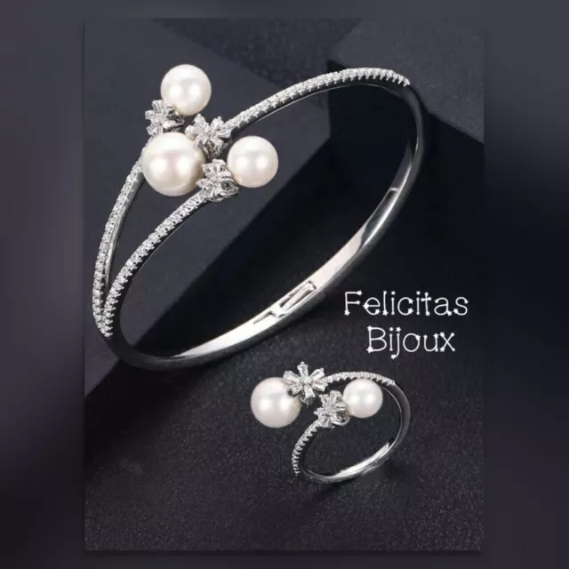 Parure Giovanna - Bracciale e anello - Felicitas Bijoux -