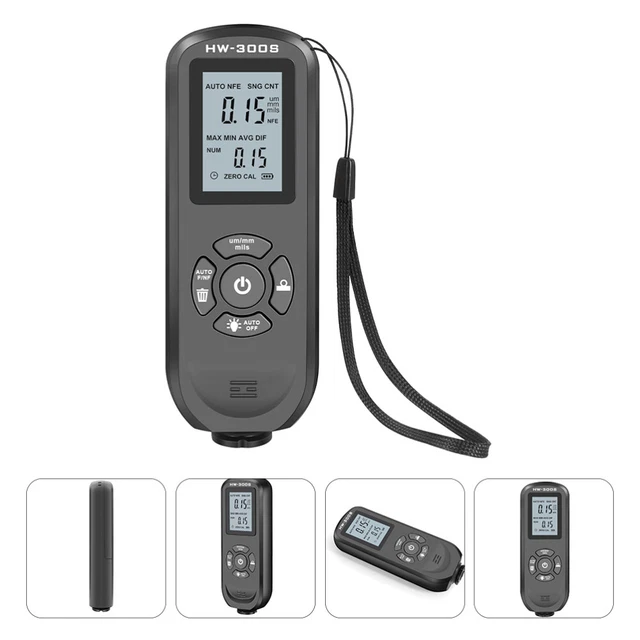 Goshyda Jauge D'Épaisseur De Revêtement Numérique Portable - 0 à 2000µm - Mesure Peinture Précise