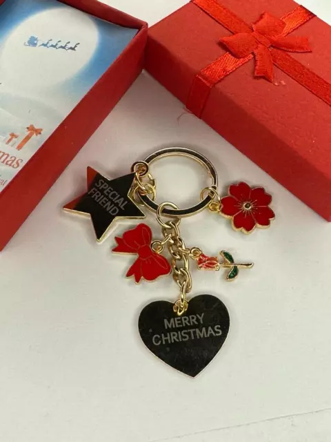 XMAS  GIFT keyring for Mum Daughter Sister Friend Cousin Nan Christmas Gifts