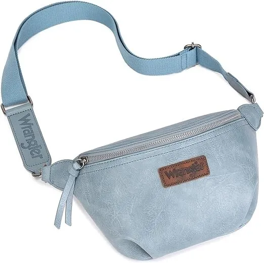 Wrangler Vintage Sling Bag for Women Men Chest Bum Bag Ladies Crossbody Purse