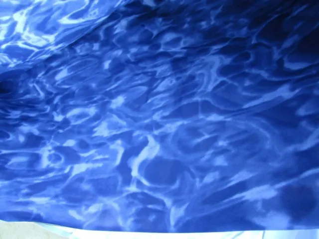 Innenhülle Poolfolie 5,50 x 1,20m blau marmor Schwimmbadfolie Stahlwandbecken