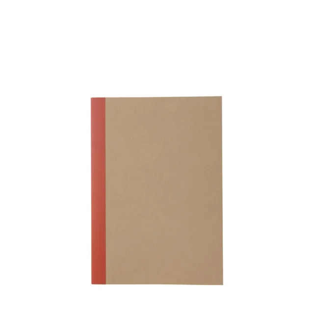 MUJI Notebook Plain A5 Beige 30 sheets Thread binding 210x148mm Made in Japan