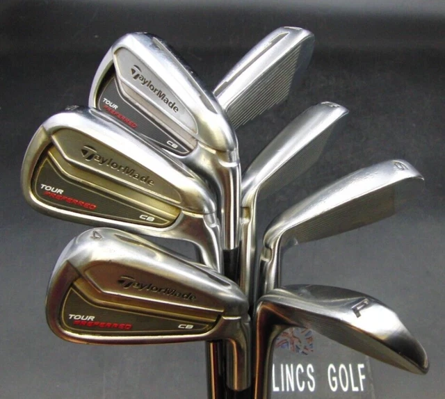 7er Set x TaylorMade Tour bevorzugte CB Eisen 4-PW steife Stahlwellen