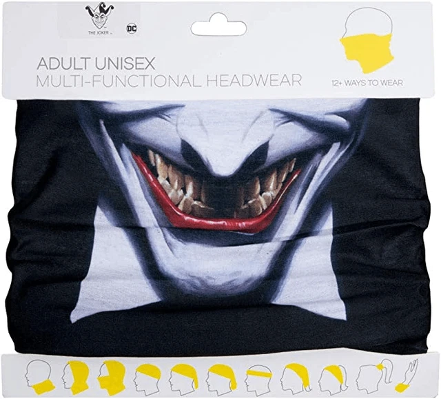 Máscara de Batman Joker Gaiter, adulto