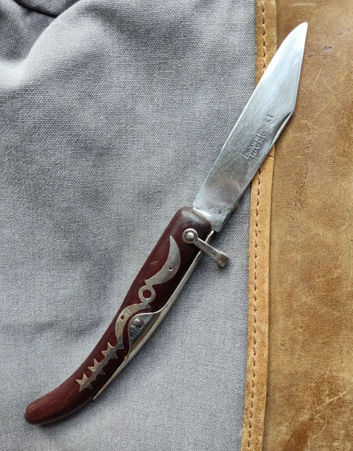 ANCIEN COUTEAU OKAPI MADE IN GERMANY STAR & MOON / Vintage Knife