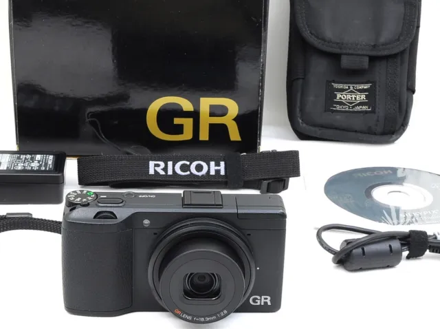 Ricoh GR  [MINT in Box]  with Case 16.2 MP APS-C Compact Digital Camera 4087 sh