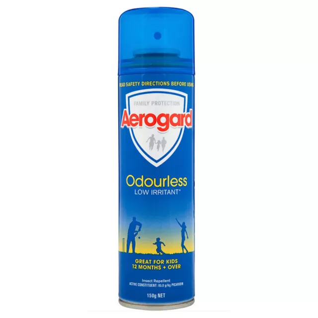 Aerogard 150g Odourless Adult/Kids Insect Repellant Spray 4H Protection 12m+