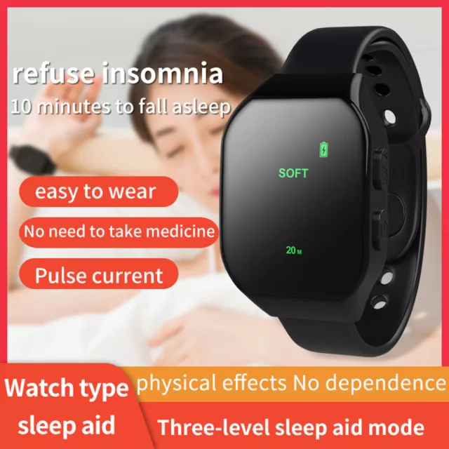 Electric EMS Sleep Aid Type-C Charging EMS Sleep Aid Watch 3 Modes Therapy Tools