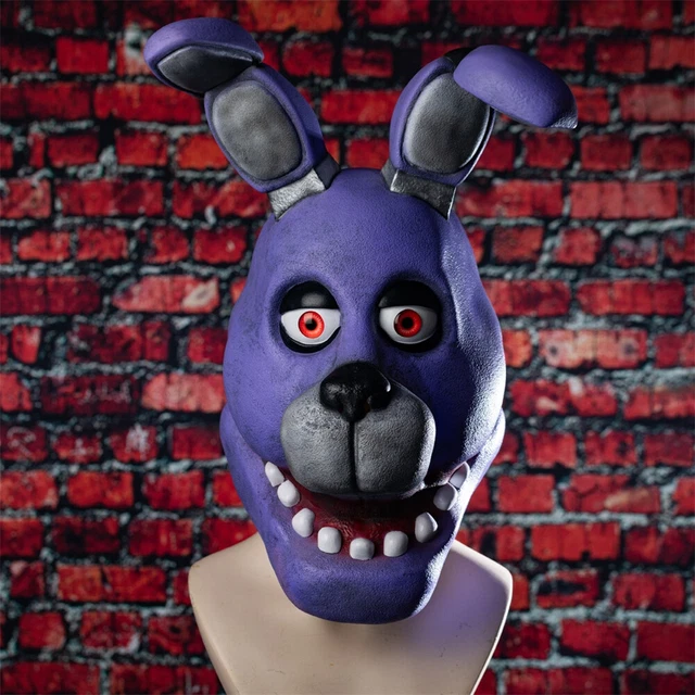 XCOSER FIVE NIGHTS At Freddy's FNAF Bonnie Rabbit Cosplay Mask Helmet